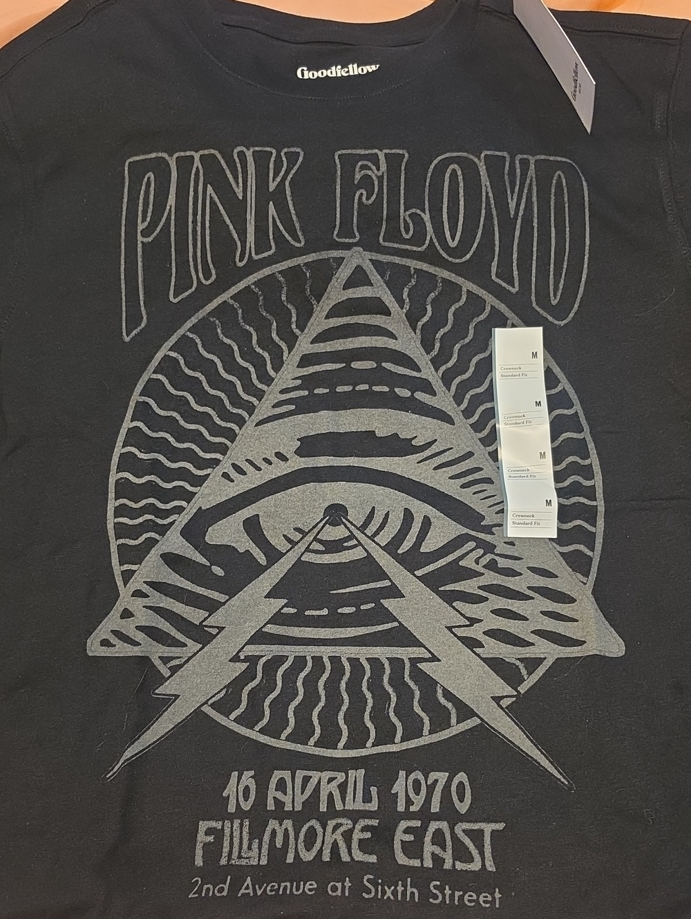 Goodfellow & Co Pink Floyd Graphic Short Sleeve Tee Size M